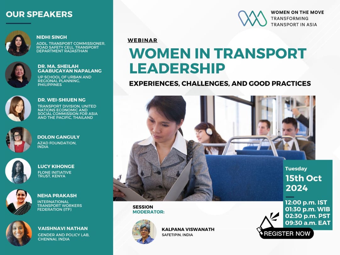 Webinar: Women in Transport Leadership • The Global Alliance for ...