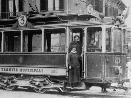 Women & Trams through history